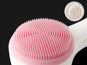 Double-sided Silicone Skin Care Tool Facial Cleanser Brush Face Cleaning Vibration Facial Massage Washing Product